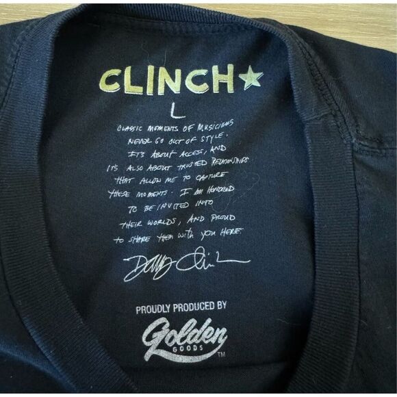 Clinch Collections Beastie Boys Photography Session Black Shirt Size L Hip Hop - Picture 3 of 4